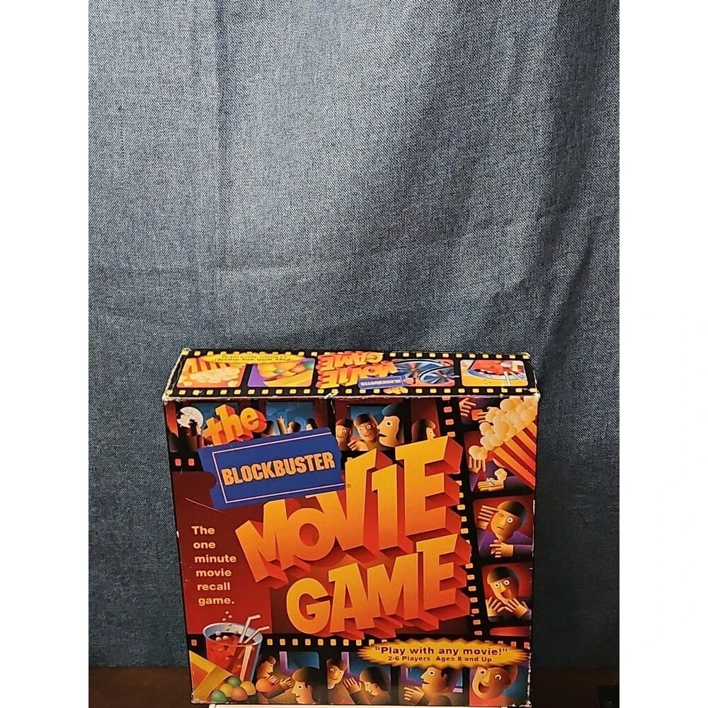 Blockbuster Movie Game | 2000 Vintage Board Game | 100% Complete with Timer |